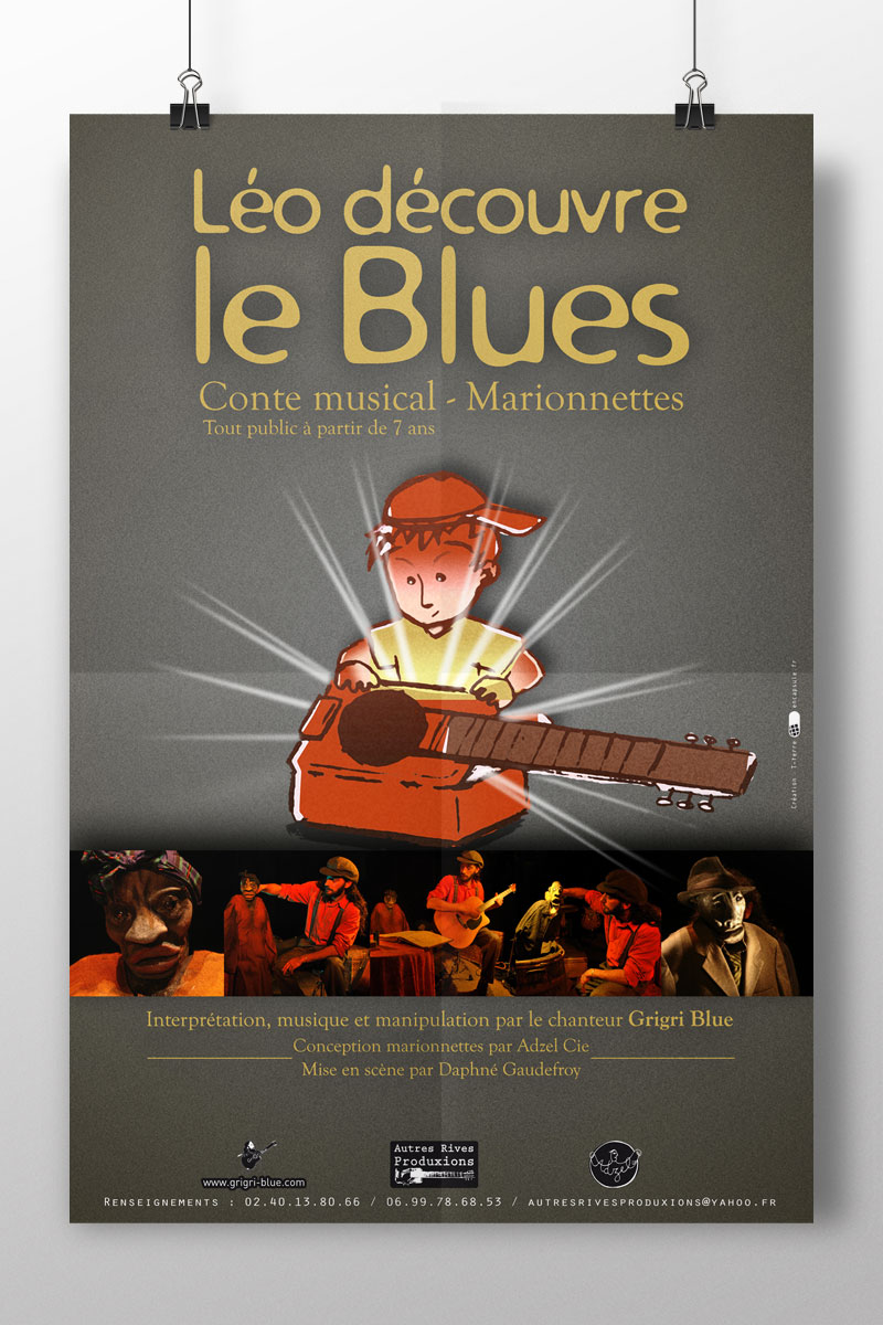 Affiche Léo découvre le Blues