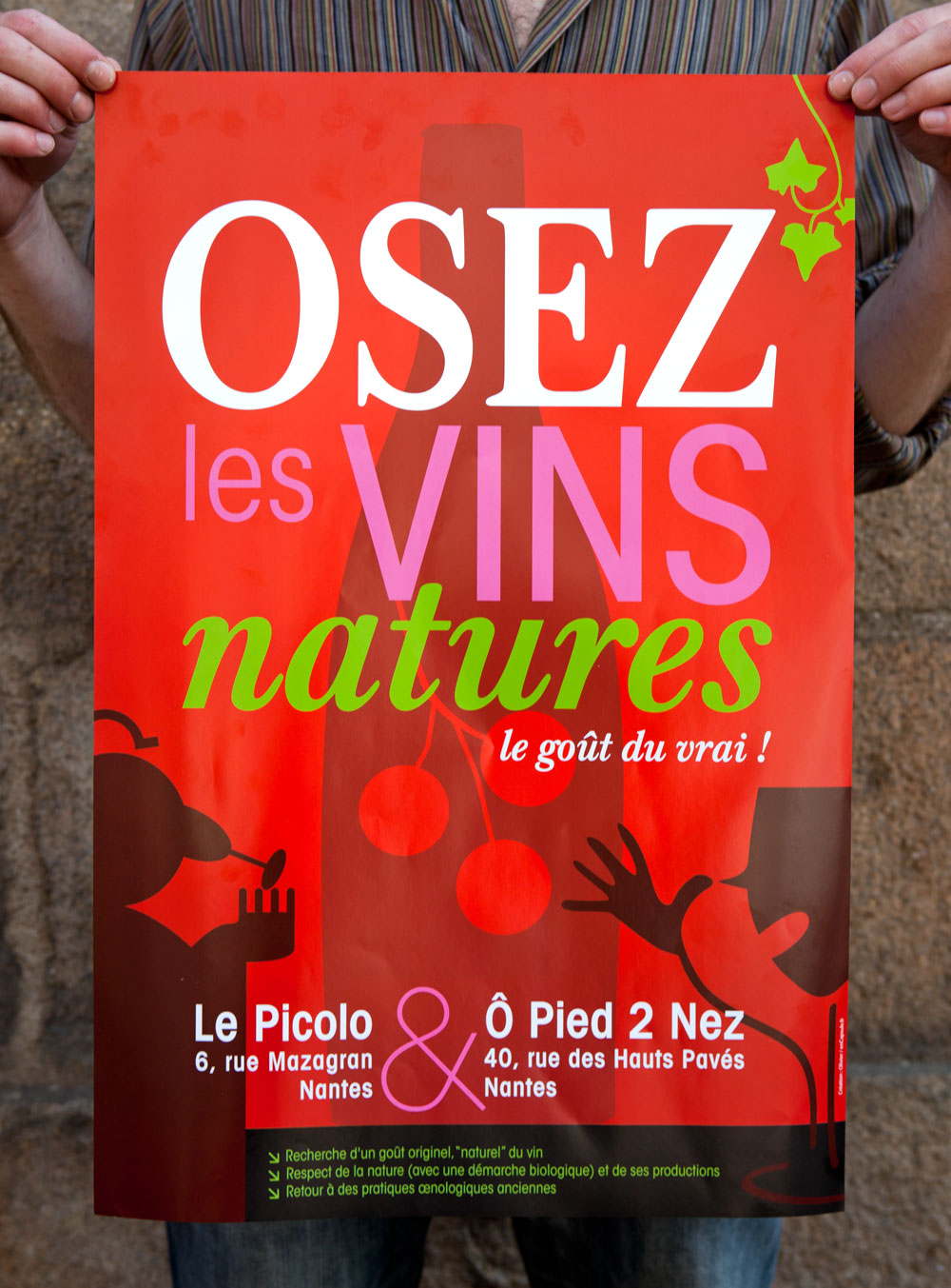 Affiche Osez les Vins Natures